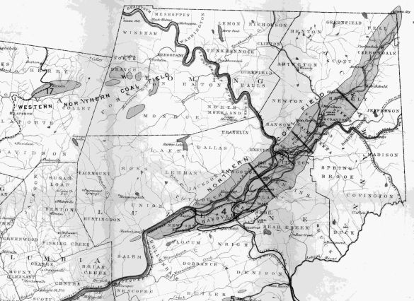 Penn State Coal Field Map